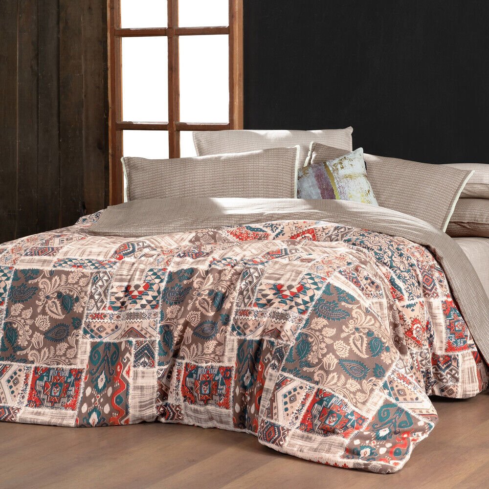 Sarev Mavera Tek Kişilik %100 Pamuk Flanel (Pazen) Nevresim Takımı