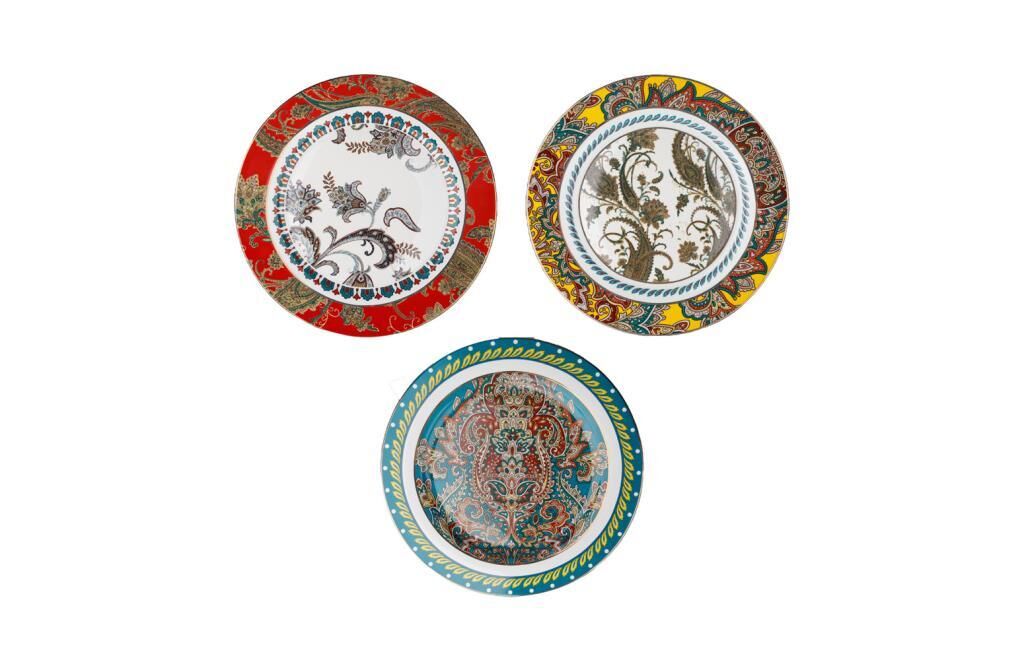 Lucky Art Frances Bone 6 Lı 27 Cm Servis Tabağı Seti