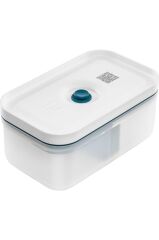 Zwilling Fresh & Save Vakumlu Yemek Taşıma Kabı, M, Plastik, Yarı Şeffaf-Akdeniz Mavisi