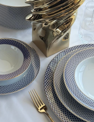 Rosenthal Carreau Blue 51 Parça Yemek Takımı