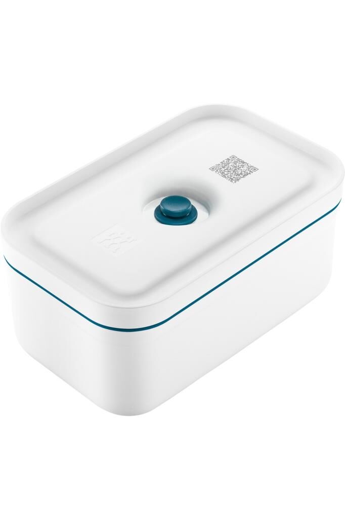 Zwilling Fresh & Save Vakumlu Yemek Taşıma Kabı, M, Plastik, Beyaz-Akdeniz Mavisi