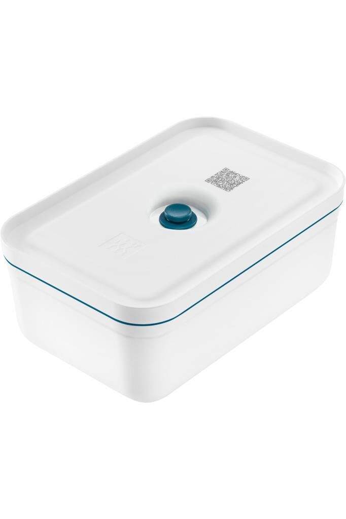Zwilling Fresh & Save Vakumlu Yemek Taşıma Kabı, L, Plastik, Beyaz-Akdeniz Mavisi