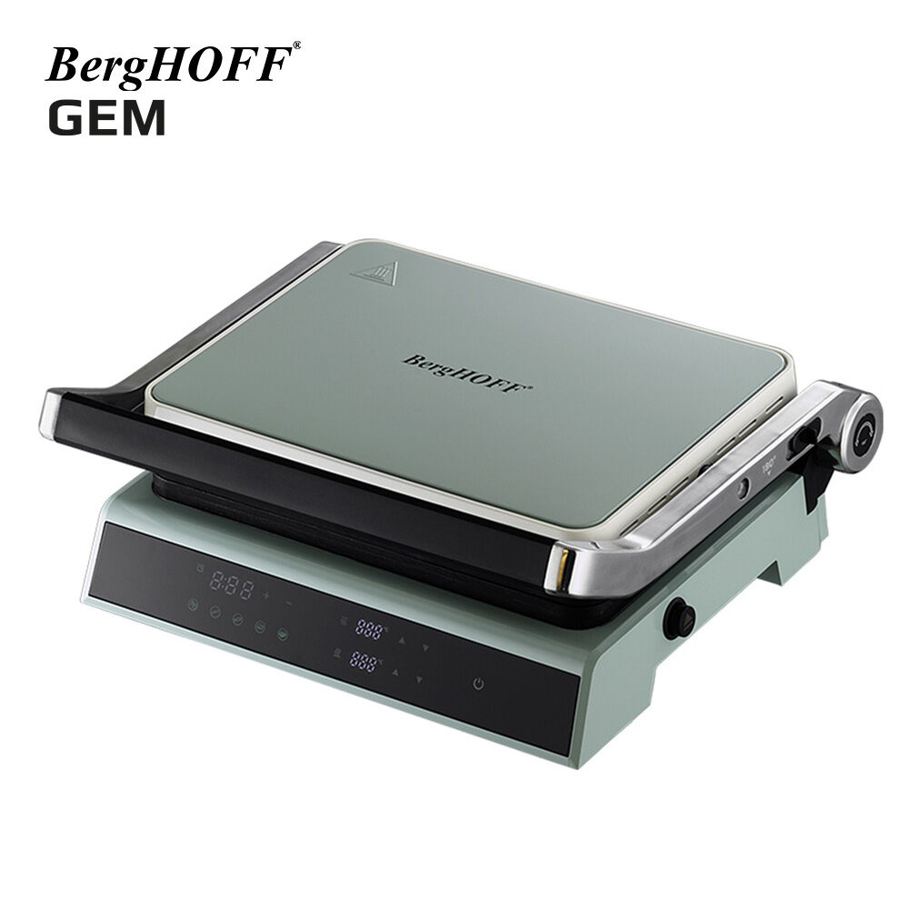 BergHOFF GEM RETRO  Mint Yeşil Dijital Izgara ve Tost Makinesi