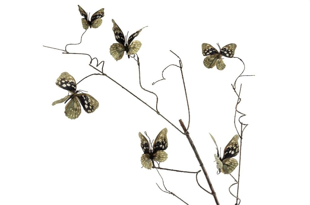 Mikasa Moor Yeşil Kelebek Yapay Dek Dal 110cm