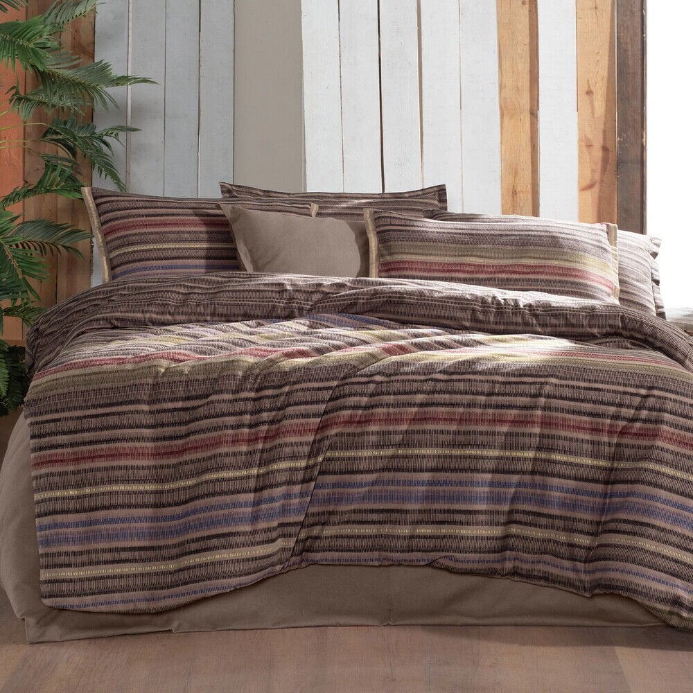 Sarev Fauna Çift Kişilik %100 Pamuk Flanel (Pazen) Nevresim Takımı