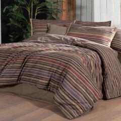 Sarev Fauna Çift Kişilik %100 Pamuk Flanel (Pazen) Nevresim Takımı