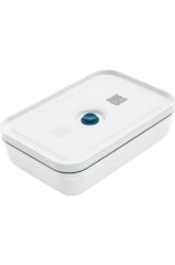 Zwilling Fresh & Save Vakumlu Yemek Taşıma Kabı, L Düz, Plastik, Beyaz-Akdeniz Mavisi