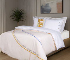 Sarev Rıpple Fancy Nevresim Takımı Çift Kişilik 2Y D K, Krem