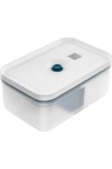 Zwilling Fresh & Save Vakumlu Yemek Taşıma Kabı, L, Plastik, Yarı Şeffaf-Akdeniz Mavisi