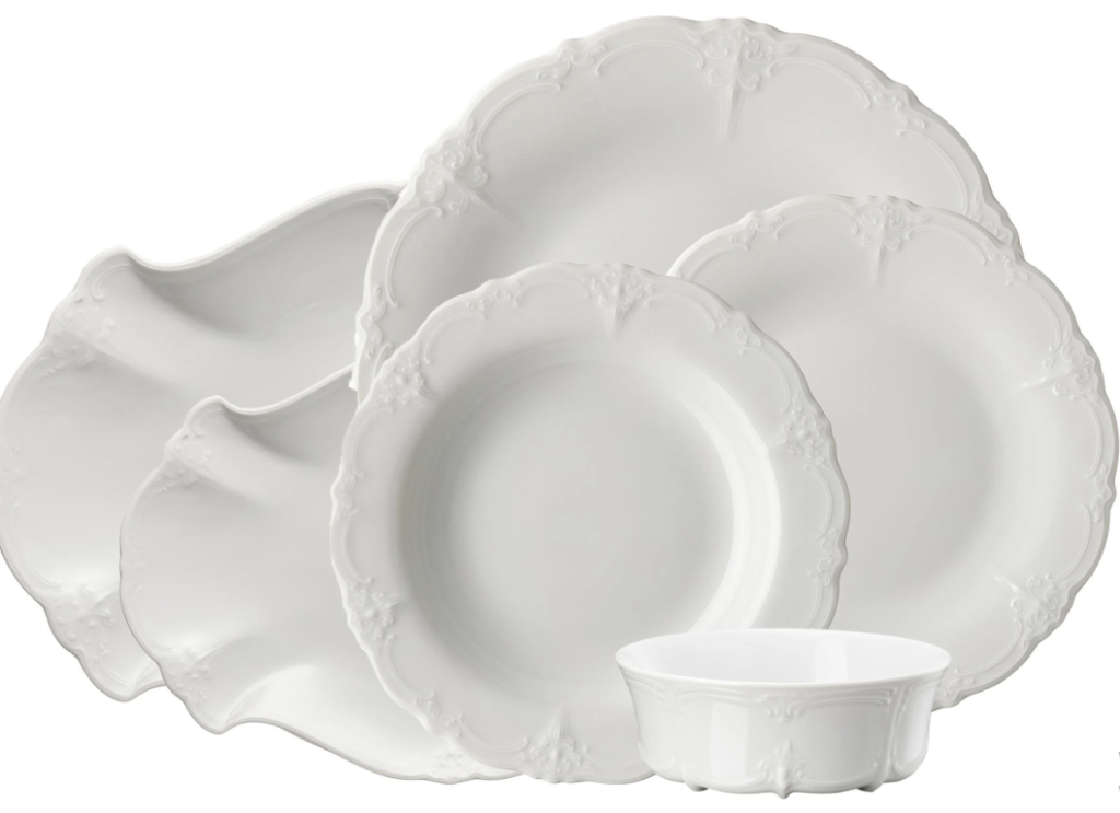 Hutschenreuther Baronesse Weıss 51 Parça Yemek Takımı