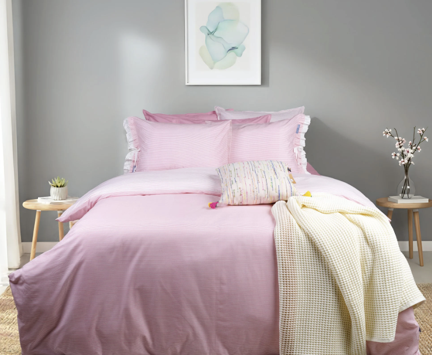 Sarev Eftelya Fancy Nevresim Takımı Tek Kişilik 1Y D K, Pembe