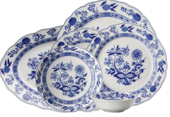 Hutschenreuther Blau Zwıebelmuster 51 Parça Yemek Takımı