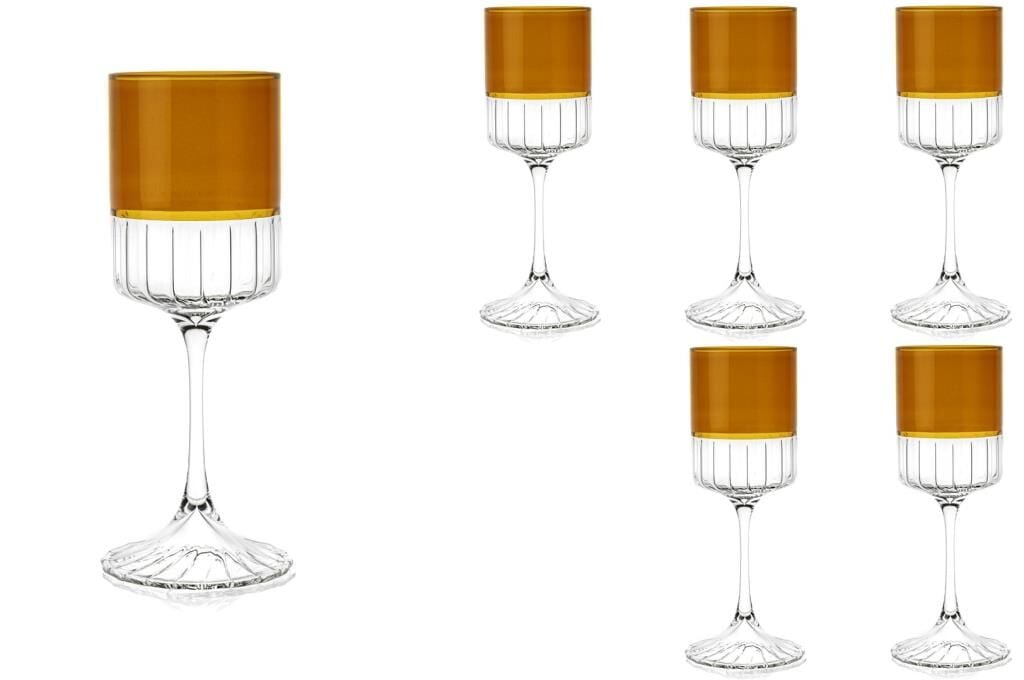 Mikasa Moor Amber 6lı Kırmızı Şarap Kadehi