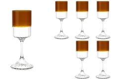 Mikasa Moor Amber 6lı Beyaz Şarap Kadehi