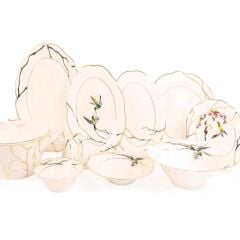 Mikasa Moor Bellini Harmony Gold 74 Parça Yemek Takımı 12 Kişilik