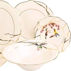 Mikasa Moor Bellini Harmony Gold 74 Parça Yemek Takımı 12 Kişilik