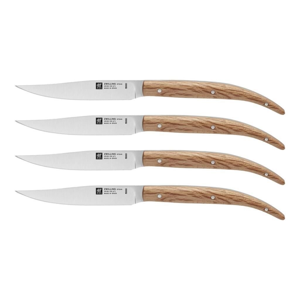 Zwilling Steak Sets Biftek Bıçağı Seti | Meşe Ağacı | 4'Lü