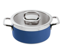 Paderno Kapaklı Tencere Mavi Cm 20 H 10