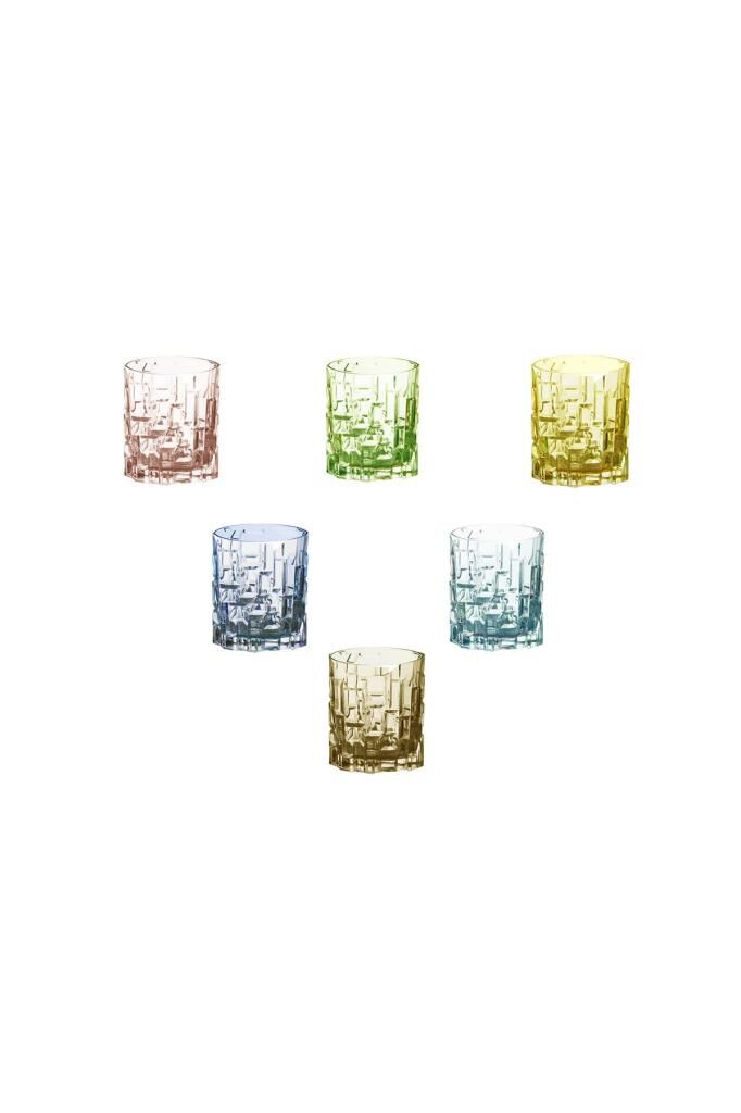 Lucky Art Granada 6 Lı Su Bardağı Seti Mix