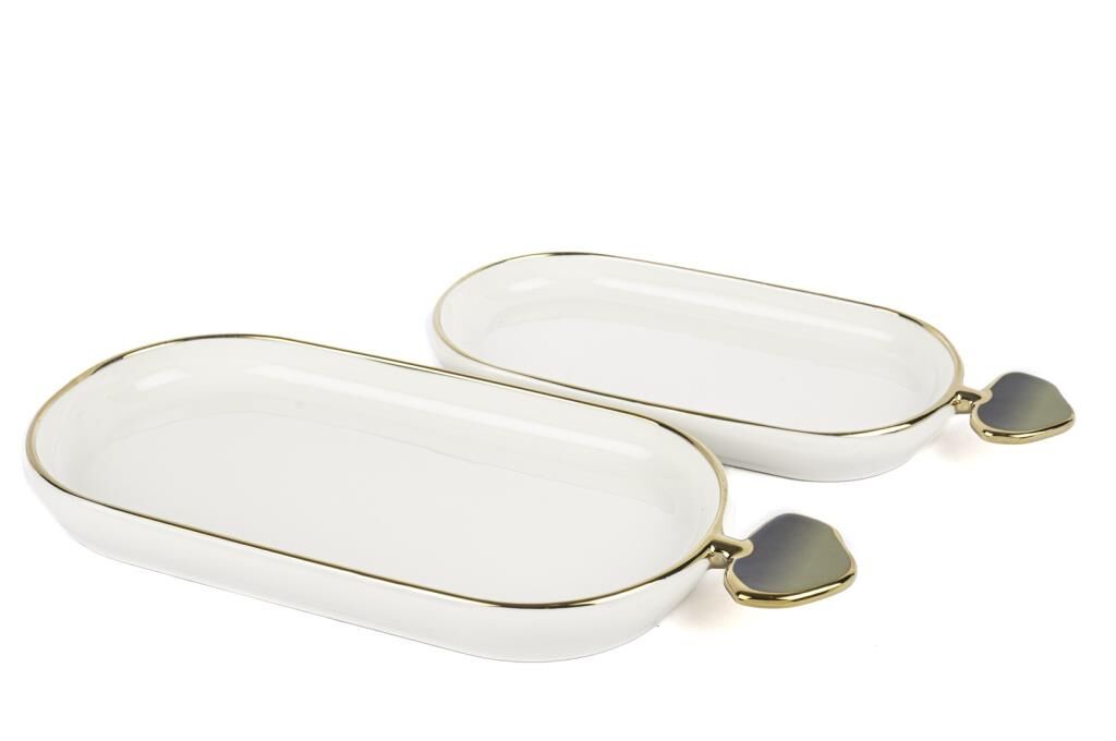 Mikasa Moor Clover Yeşil 2li Kayık Servis Seti 25cm-31cm