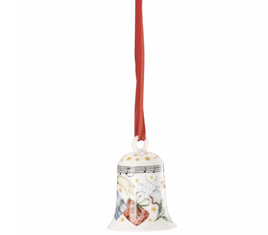 Hutschenreuther Ağaç Süsü Porselen Çan Alle Jahre wieder