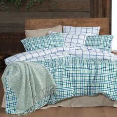 Sarev Mayon Tek Kişilik %100 Pamuk Flanel (Pazen) Nevresim Takımı