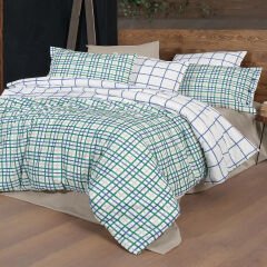 Sarev Mayon Tek Kişilik %100 Pamuk Flanel (Pazen) Nevresim Takımı