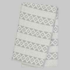 Sarev Tily Gri Pamuklu Yüz Havlusu 50*90 Cm