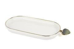 Mikasa Moor Clover Yeşil Kayık Servis Tabağı 36cm