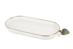 Mikasa Moor Clover Yeşil Kayık Servis Tabağı 36cm