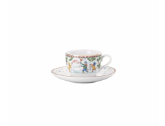 Hutschenreuther Cappuccino Fincan-Tabak Weihnachtsspiele-Tekli