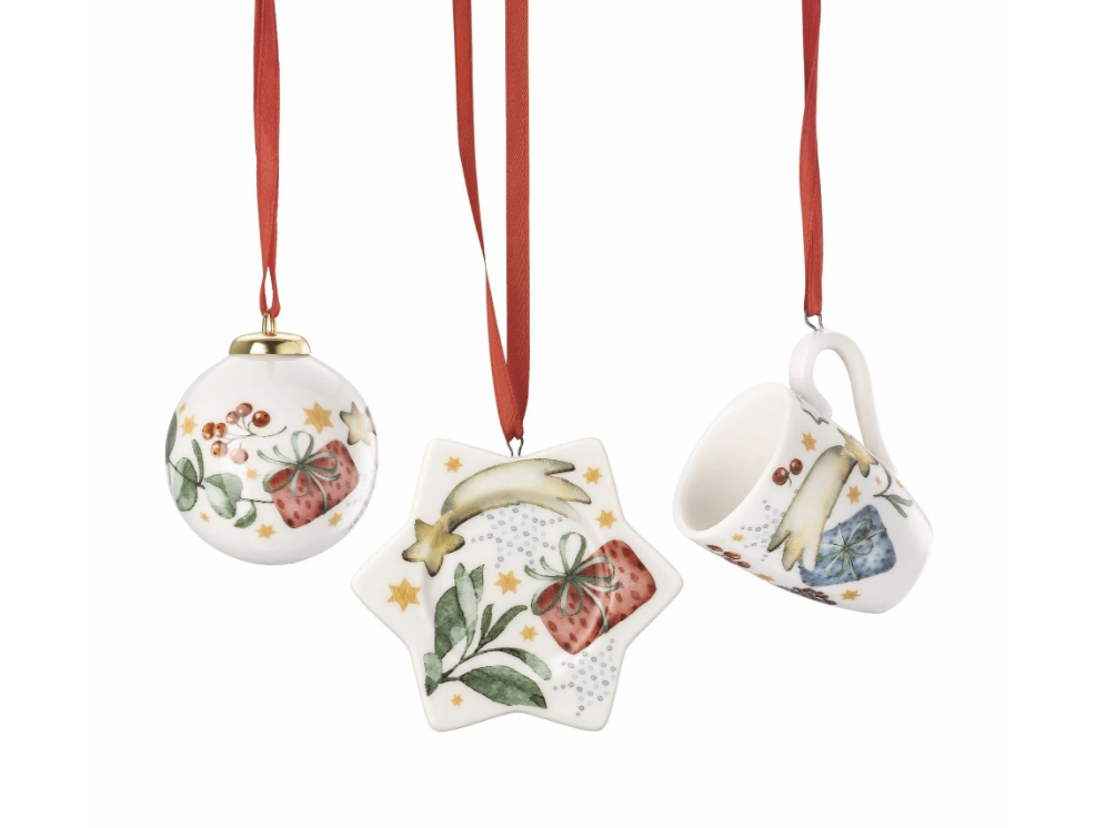 Hutschenreuther Ağaç Süsü Set Alle Jahre wieder