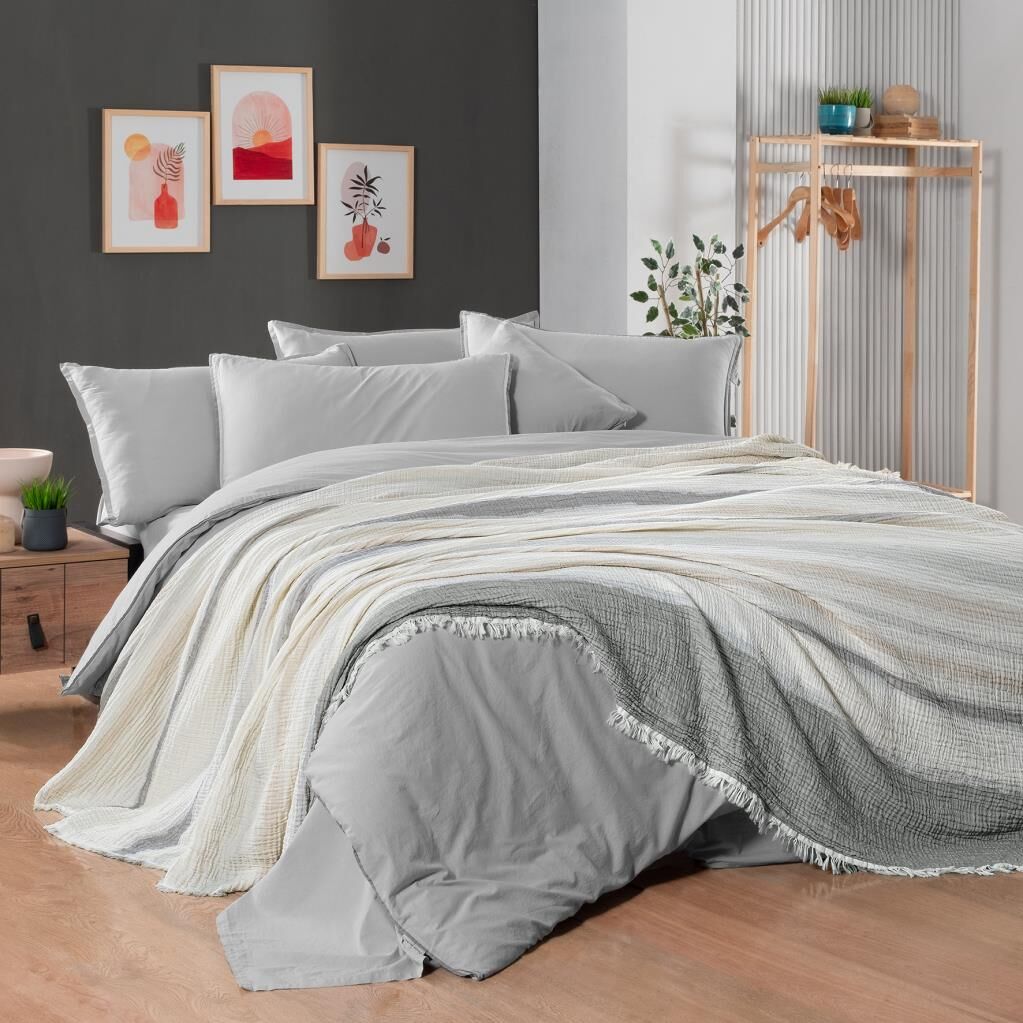 Sarev Mood Comfort Ribera Gri NT TK %100 Pamuk