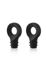 Vacu Vin Şişe Tıpası Siyah 2 Parça