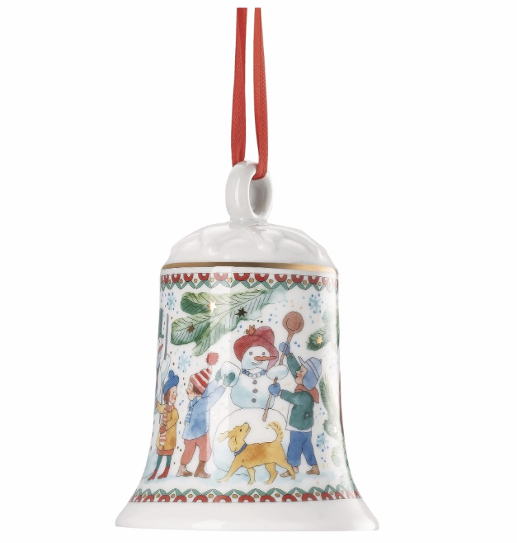 Hutschenreuther Ağaç Süsü Porselen Top Weihnachtsspiele