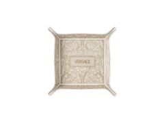 Versace Vide Poche Barocco Beige 18X18 Cm