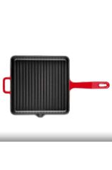 Leggno 25*25 Cm Döküm Izgara Tavası Kırmızı Flm4800Gr25Rd