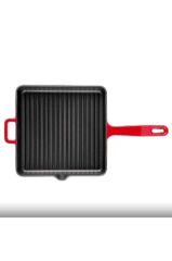 Leggno 25*25 Cm Döküm Izgara Tavası Kırmızı Flm4800Gr25Rd