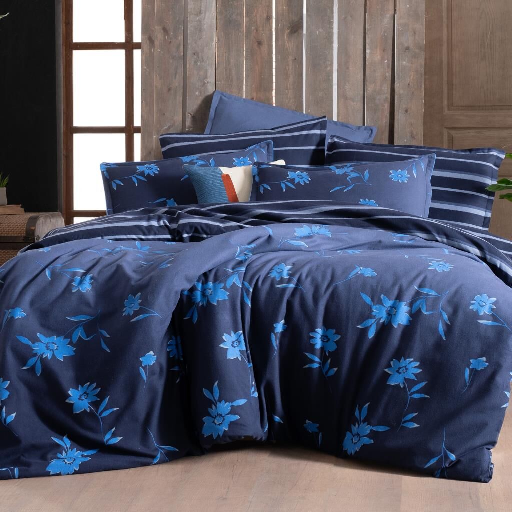 Sarev Renata Tek Kişilik %100 Pamuk Flanel (Pazen) Nevresim Takımı