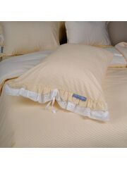 Sarev Eftelya Fancy Nevresim Takımı Tek Kişilik 1Y D K, Sarı