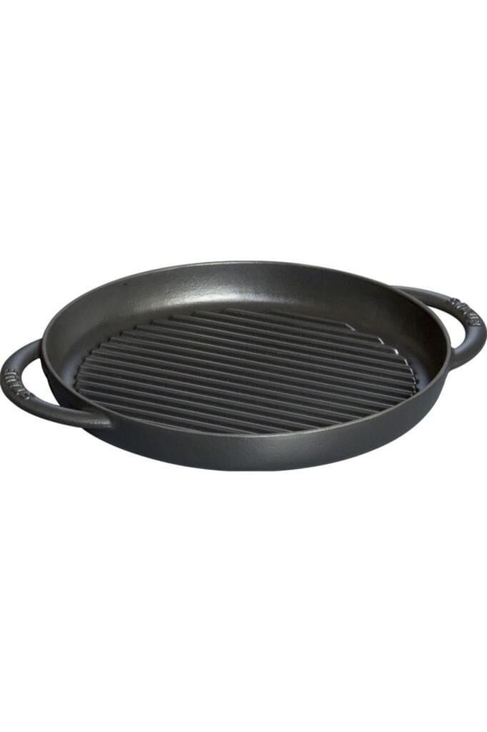 Staub La Cocotte Çift Kulplu Döküm Izgara Tava | Döküm Demir | 26 Cm