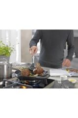 Staub La Cocotte Çift Kulplu Döküm Izgara Tava | Döküm Demir | 26 Cm