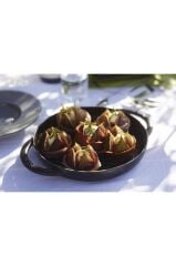 Staub La Cocotte Çift Kulplu Döküm Izgara Tava | Döküm Demir | 26 Cm