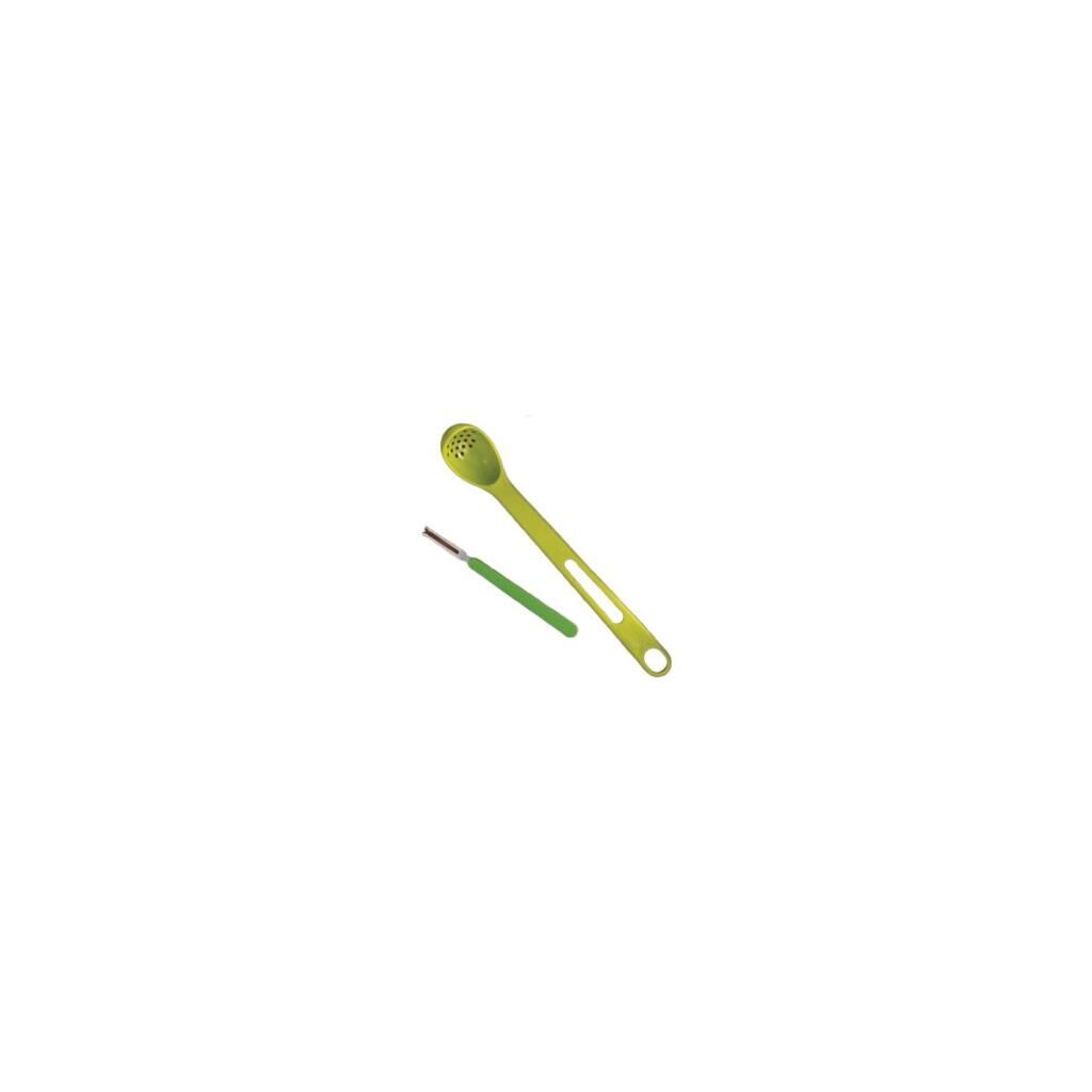 Joseph Joseph Scoop & Pick 2 Parça Kavanoz Çatal Kaşığı Yeşil (10105)