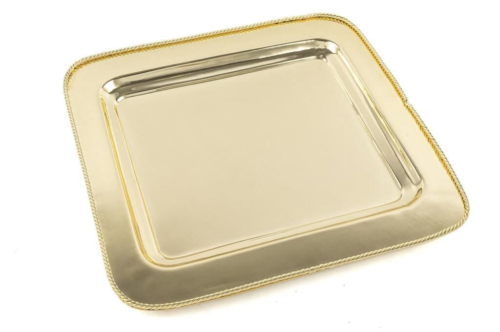 Mikasa Moor Gold Metal Tepsi 38x38x3cm