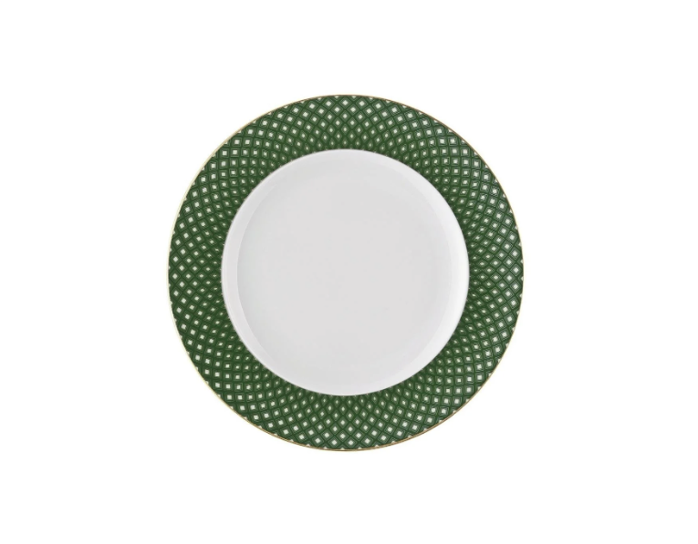Rosenthal Tatlı Tabak 18 Cm Carreau Vert-Tekli