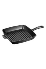 Staub Döküm Demir Amerikan Izgara Tava | Döküm Demir | 26 Cm | Siyah
