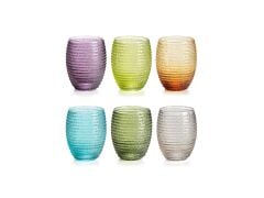 Ivv Helix 6 li Set Renkli Bardak 33 Cl