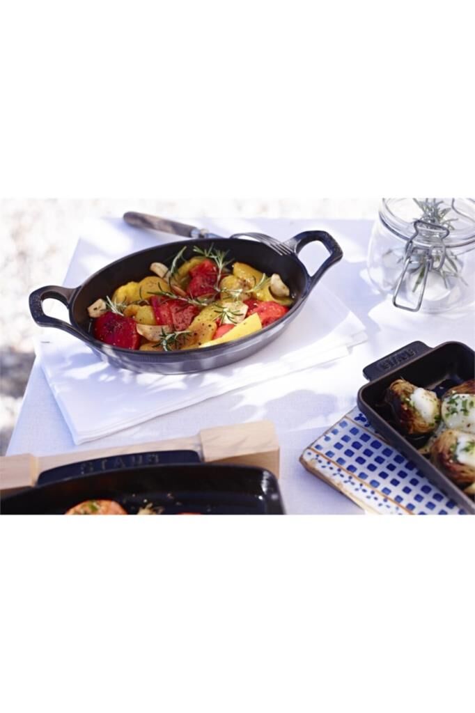 Staub La Cocotte Sahan | Döküm Demir | 24 Cm | Grafit Gri