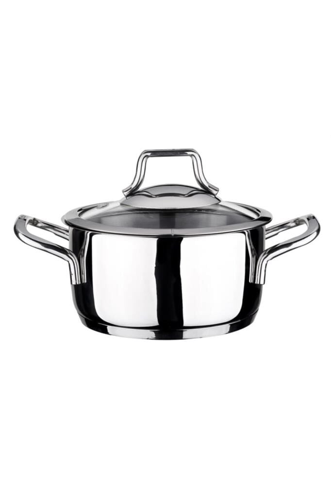 Leggno Designo Topline 12 Cm Çelik Derin Mini Sos Tenceresi